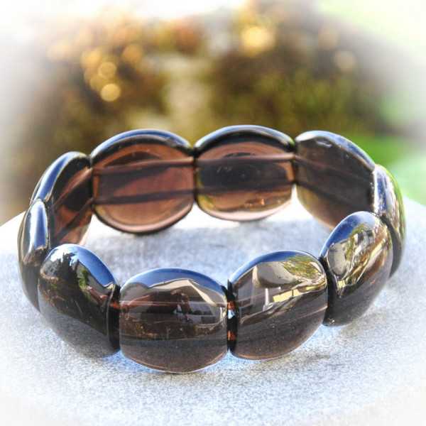 Smoky quartz bracelet