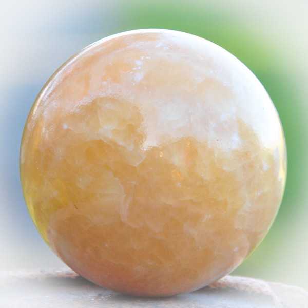Calcite gemstone ball