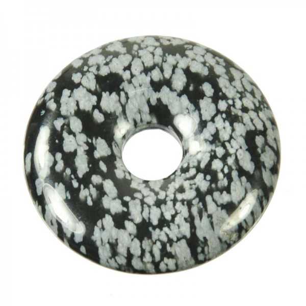 Snowflake obsidian donut 40