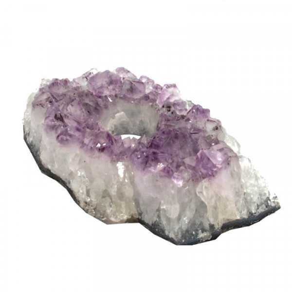 Amethyst Teelichthalter