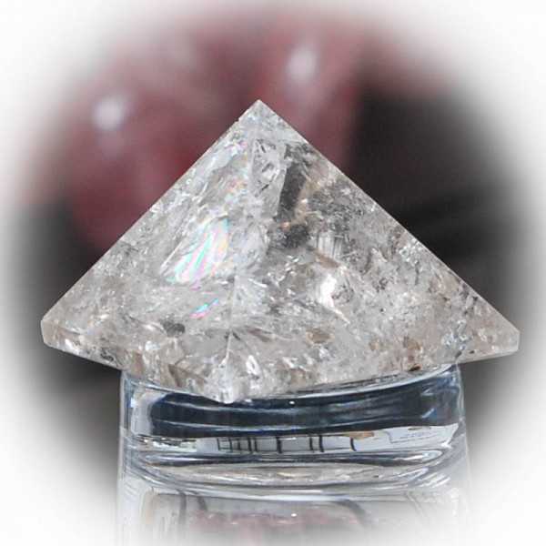 Bergkristall Pyramide 6,6 cm Kantenlänge