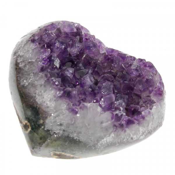 amethyst Herz 8 cm