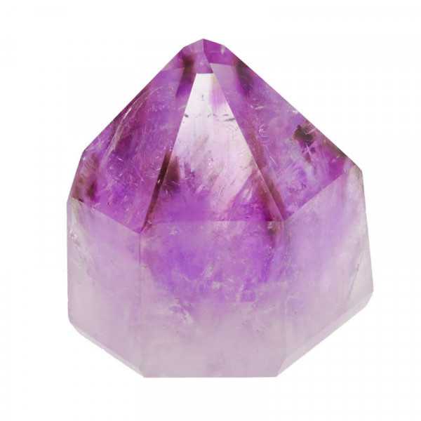 Violetter Kristallquarz mit Rauchquarz Phantom 6,5 cm