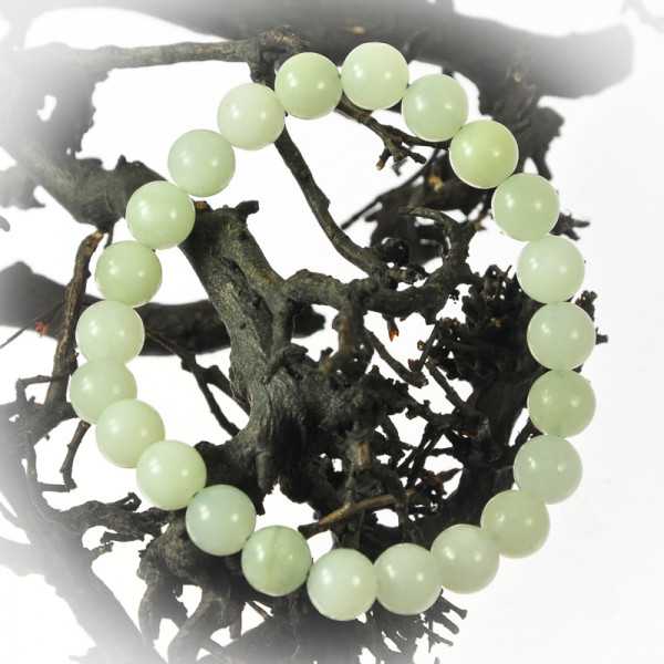 Jade Edelstein Armband 8 mm