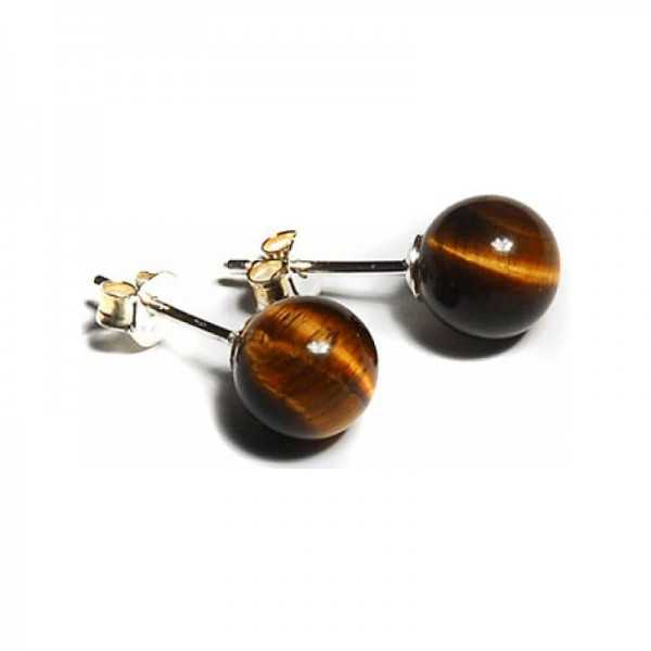 Ear stud /Tiger eye