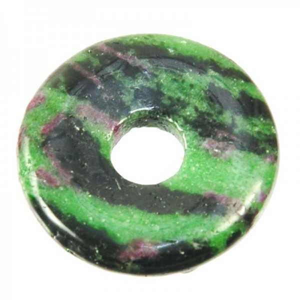 Zoisite with ruby donut 40