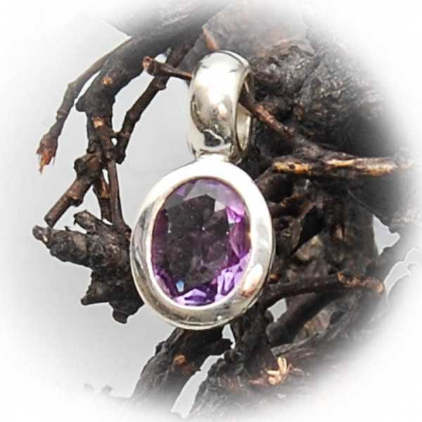 Amethyst Anhänger Silber