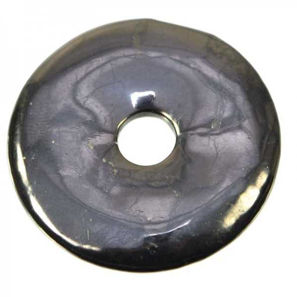 Schungit Donut Anhänger 4 cm