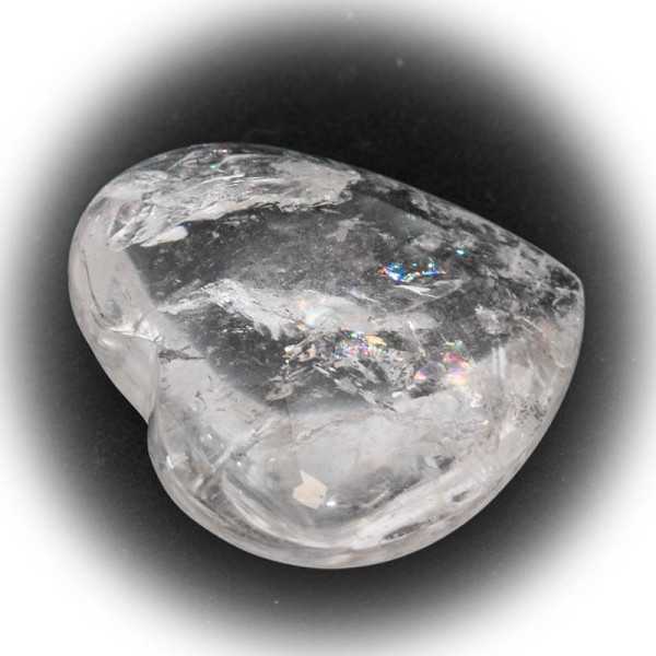 Rock crystal heart