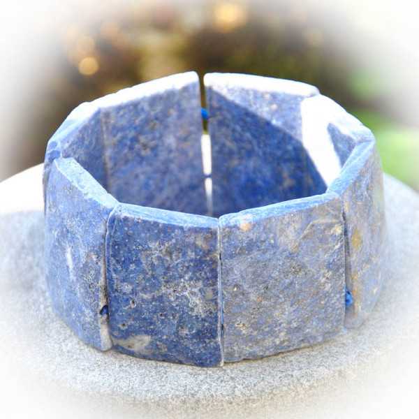 Dumortierite bracelet