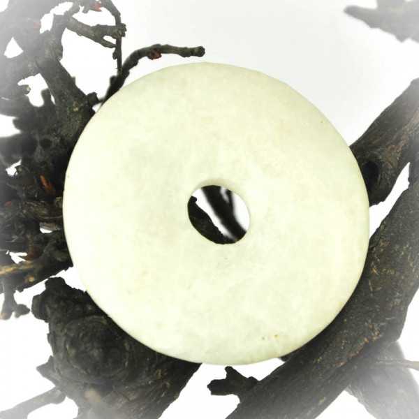weißer Baryt Donut 4 cm