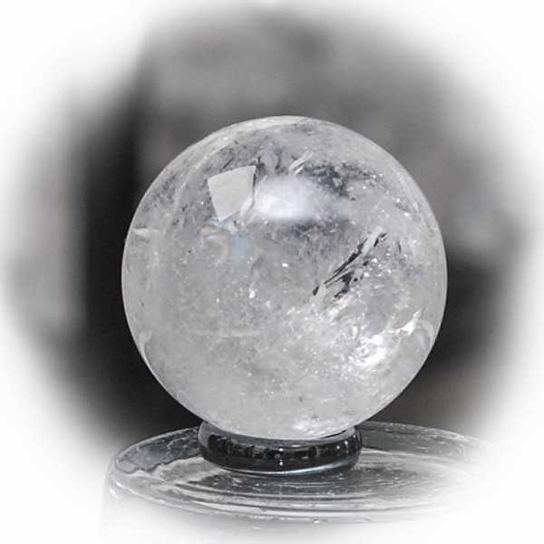 Rock crystal ball clear