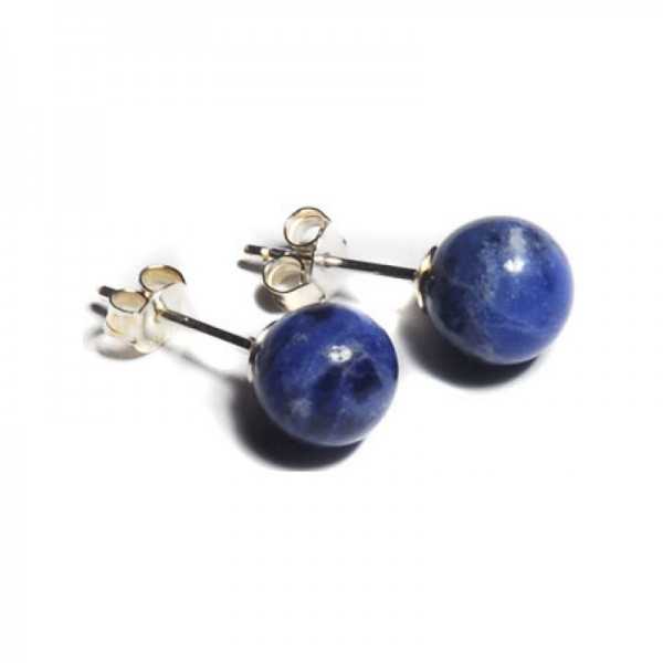 ear stud /Sodalite