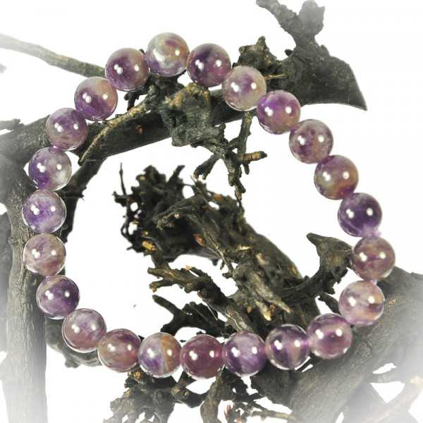 Amethyst Armband Kugel 8 mm