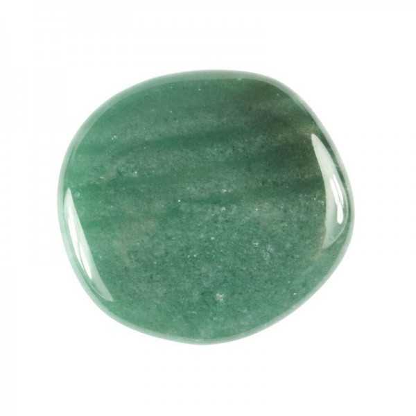 Aventurine green disc stone