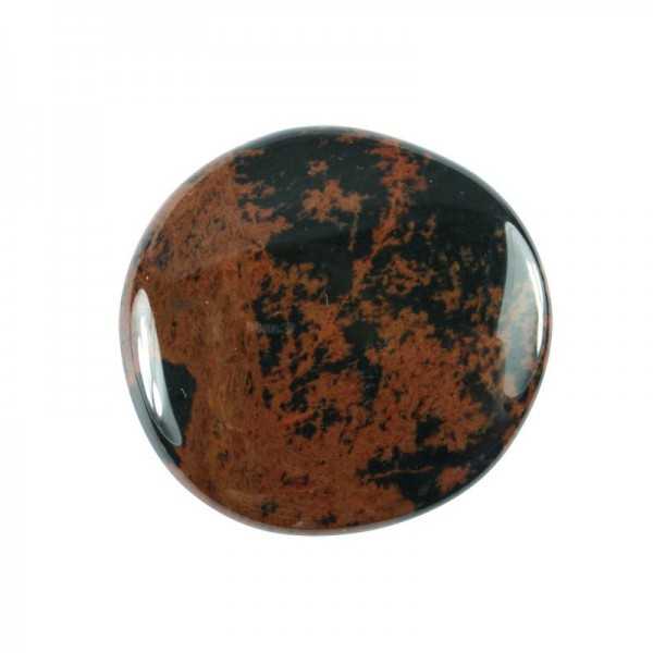 Mahogany-Obsidian disc stone