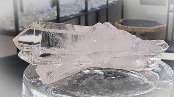 Bergkristall Doppelender 6 cm