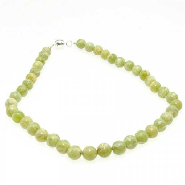 Peridot Edelstein Halskette 10 mm