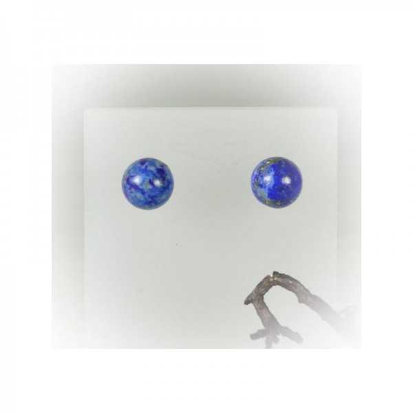 Ear stud lapis lazuli