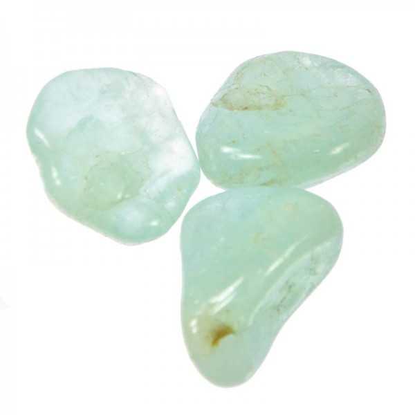 Aquamarine tumbled stone